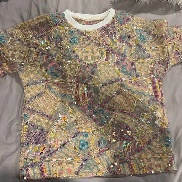 Sequin Blause - Picture 4 of 6